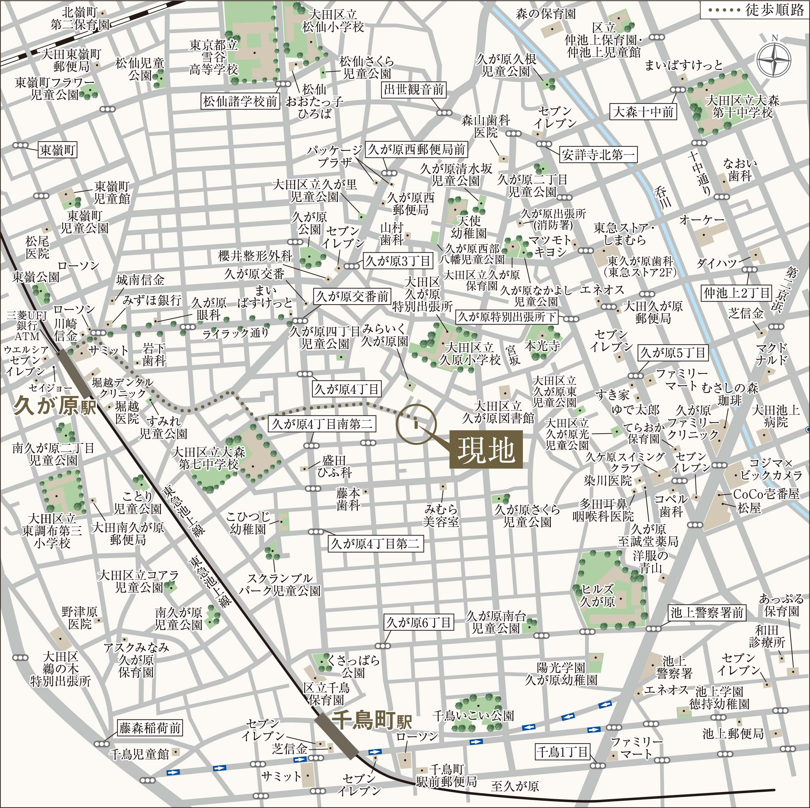 現地案内図